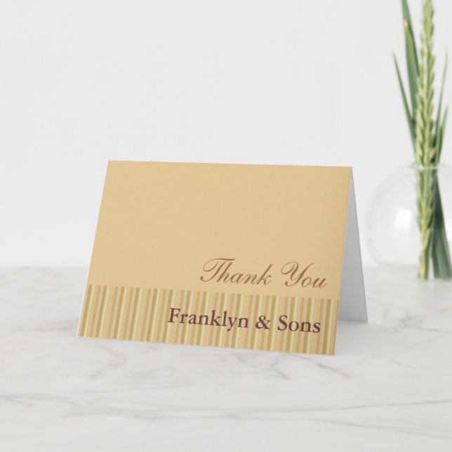 Tarjetas de agradecimiento de negocios (Anverso)
