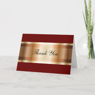 Tarjetas de agradecimiento de negocios con clase