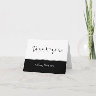 Tarjetas de agradecimiento de negocios con clase