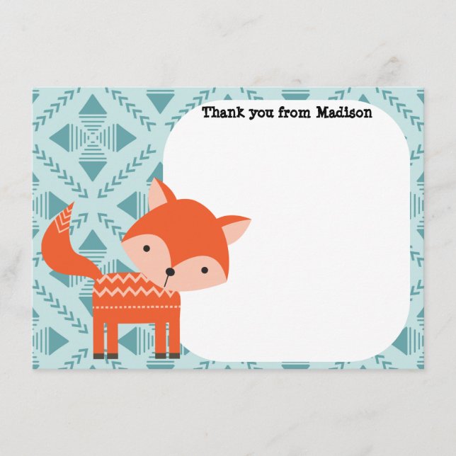 Tarjetas de agradecimiento de pantalla plana para  (Anverso)