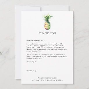 Tarjetas de agradecimiento de personalizado para B