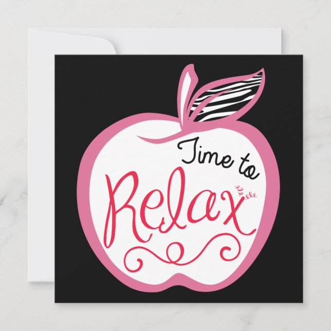 Tarjetas de agradecimiento de profesores de Zebra  (Anverso)