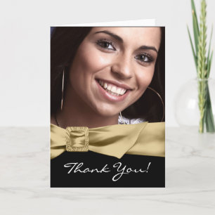 Tarjetas de agradecimiento de Quinceañera de foto