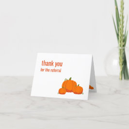 Tarjetas de agradecimiento de referencia comercial