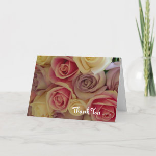 Tarjetas de agradecimiento de Rosa