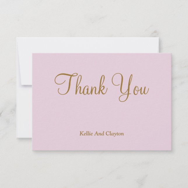 Tarjetas de agradecimiento de Rubor (Anverso)