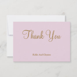 Tarjetas de agradecimiento de Rubor