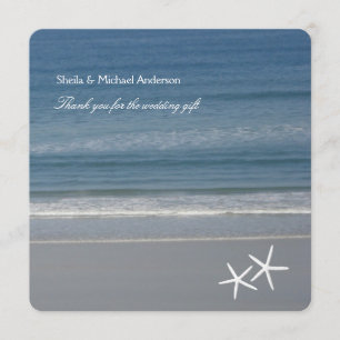 Tarjetas de agradecimiento de Starfish Ocean