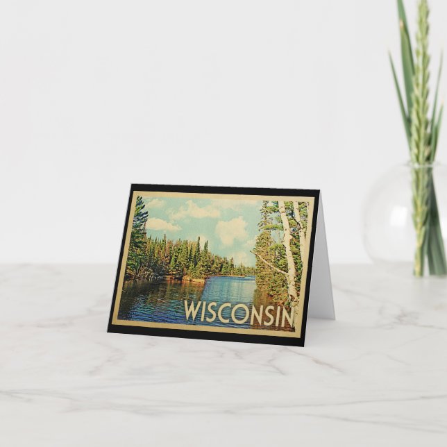 Tarjetas de agradecimiento de Wisconsin (Anverso)