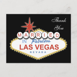 Tarjetas de agradecimiento del Boda de Vegas