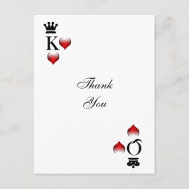Tarjetas de agradecimiento del Boda de Vegas