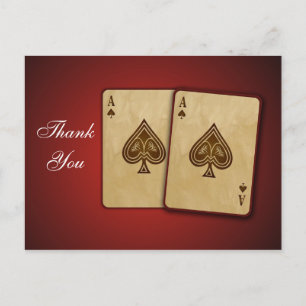 Tarjetas de agradecimiento del Boda de Vegas