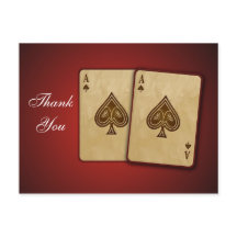 Tarjetas de agradecimiento del Boda de Vegas