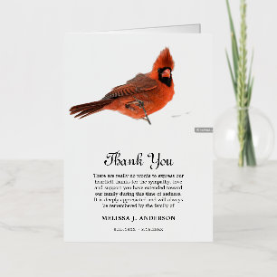 tarjetas de agradecimiento después del funeral - C