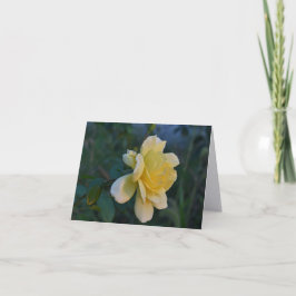 Tarjetas de agradecimiento elegantes con rosa amar