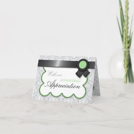 Tarjetas de agradecimiento elegantes de Sage & Gre