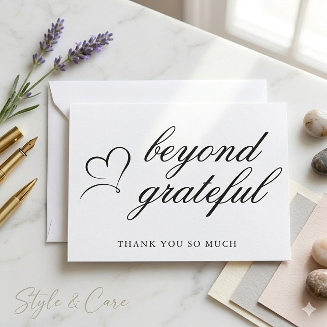 Tarjetas de agradecimiento empresarial Apreciación (Business Thank You Cards Customer Appreciation)