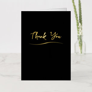 Tarjetas de agradecimiento empresariales simples y