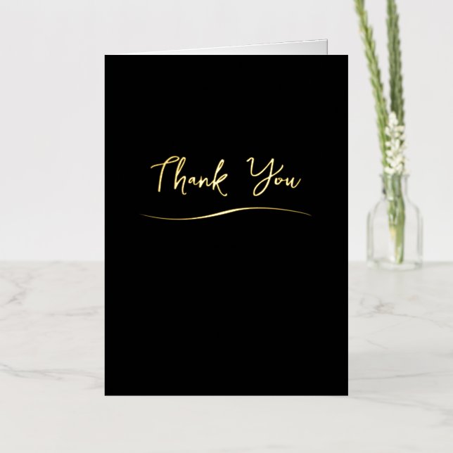 Tarjetas de agradecimiento empresariales simples y (Flor)