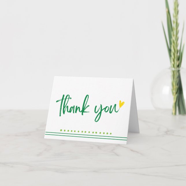 Tarjetas de agradecimiento en blanco (Anverso)