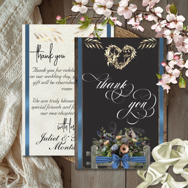 Tarjetas de agradecimiento - Flores silvestres y c (Subido por el creador)