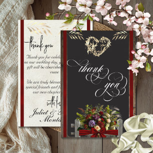 Tarjetas de agradecimiento - Flores silvestres y c