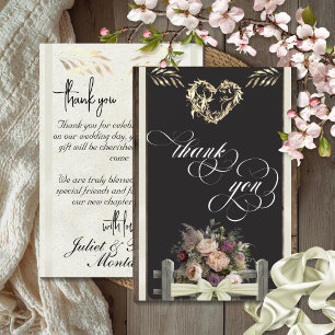 Tarjetas de agradecimiento - Flores silvestres y c