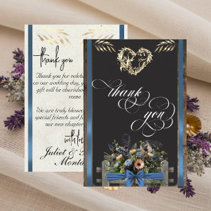 Tarjetas de agradecimiento - Flores silvestres y c