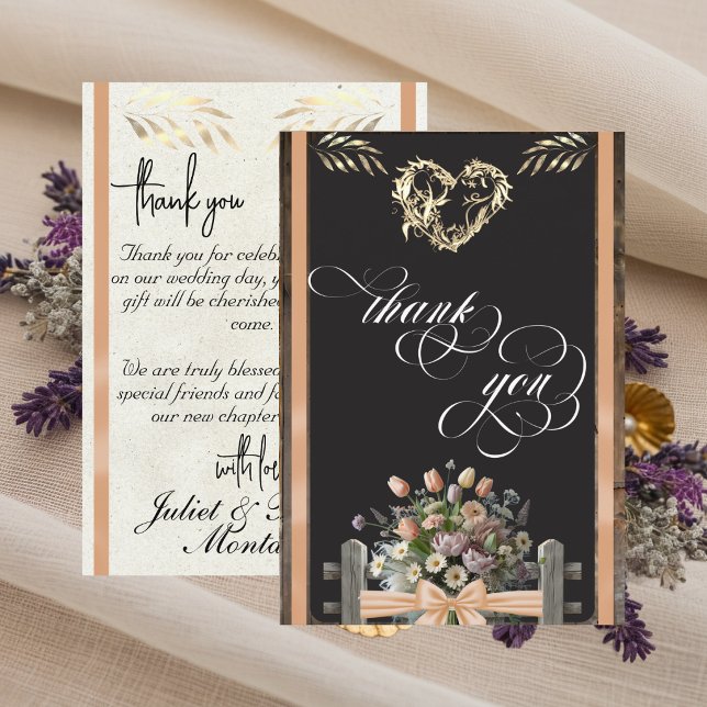 Tarjetas de agradecimiento - Flores silvestres y c (Subido por el creador)
