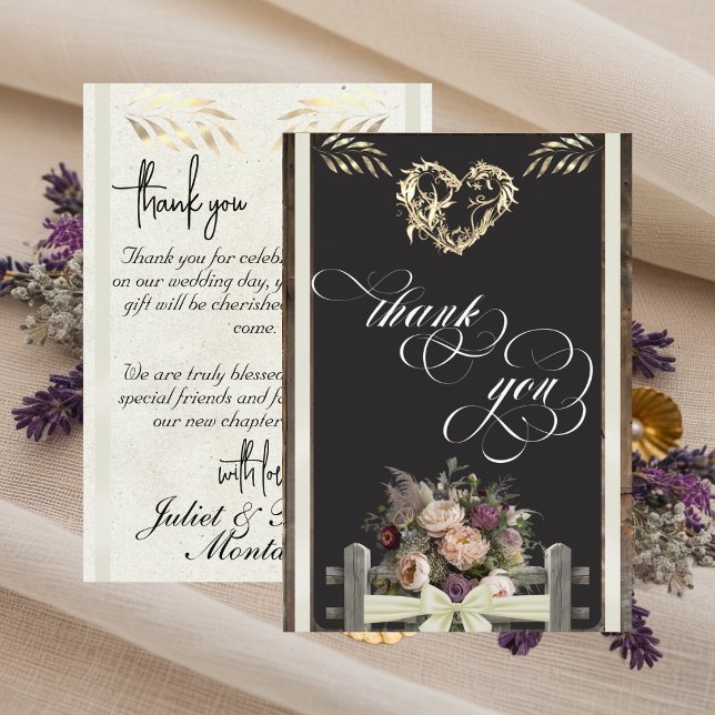 Tarjetas de agradecimiento - Flores silvestres y c (Subido por el creador)