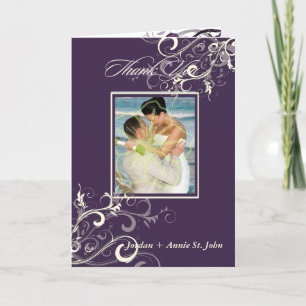 Tarjetas de agradecimiento fotográficas de remolin