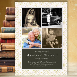 Tarjetas de agradecimiento funerales | Amo recuerd