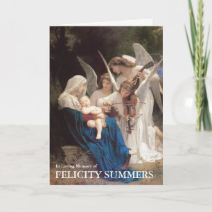 Tarjetas de agradecimiento funerales   Canción de 