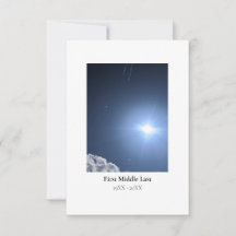 Tarjetas de agradecimiento funerales con foto Pers