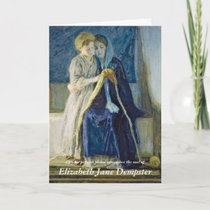 Tarjetas de agradecimiento funerales Cristo y su