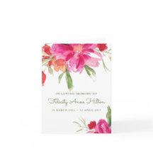 Tarjetas de agradecimiento funerales | Flores acuá