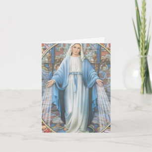 Tarjetas de agradecimiento funerales Hail Mary 0