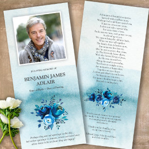 Tarjetas de agradecimiento funerales Lavado acuá