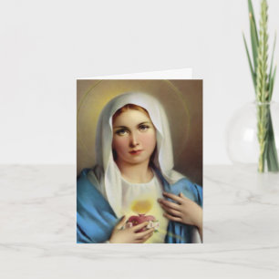 Tarjetas de agradecimiento funerales   Mary 01 ita