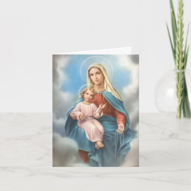 Tarjetas de agradecimiento funerales | Nuestra Señ (Anverso)
