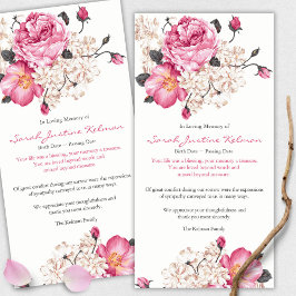 Tarjetas de agradecimiento funerales | Rosa Sweet 