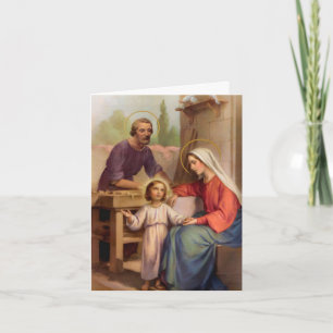 Tarjetas de agradecimiento funerales   Santa Famil