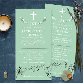 Tarjetas de agradecimiento funerales | Sinfonía ca