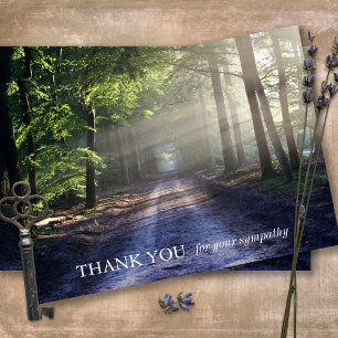 Tarjetas de agradecimiento funerales   Suns Rays