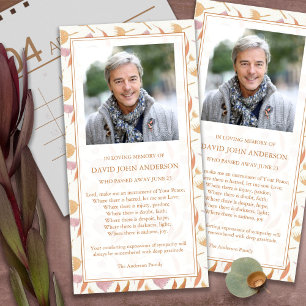 Tarjetas de agradecimiento funerales   Warmth de o