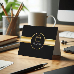 Tarjetas de agradecimiento inmobiliario