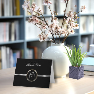 Tarjetas de agradecimiento inmobiliario
