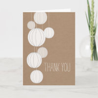 Tarjetas de agradecimiento inspiradas en cartulina
