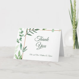 Tarjetas de agradecimiento Jardín de Verdor
