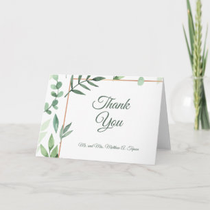 Tarjetas de agradecimiento Jardín de Verdor